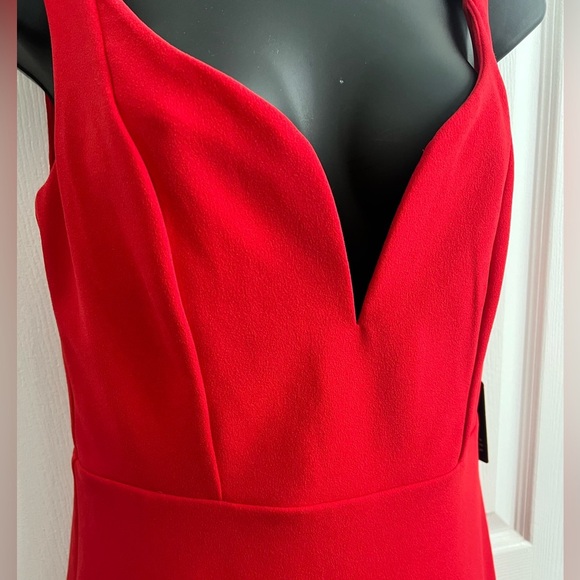 NWT Express Red Sleeveless Cocktail Dress - Picture 2 of 4